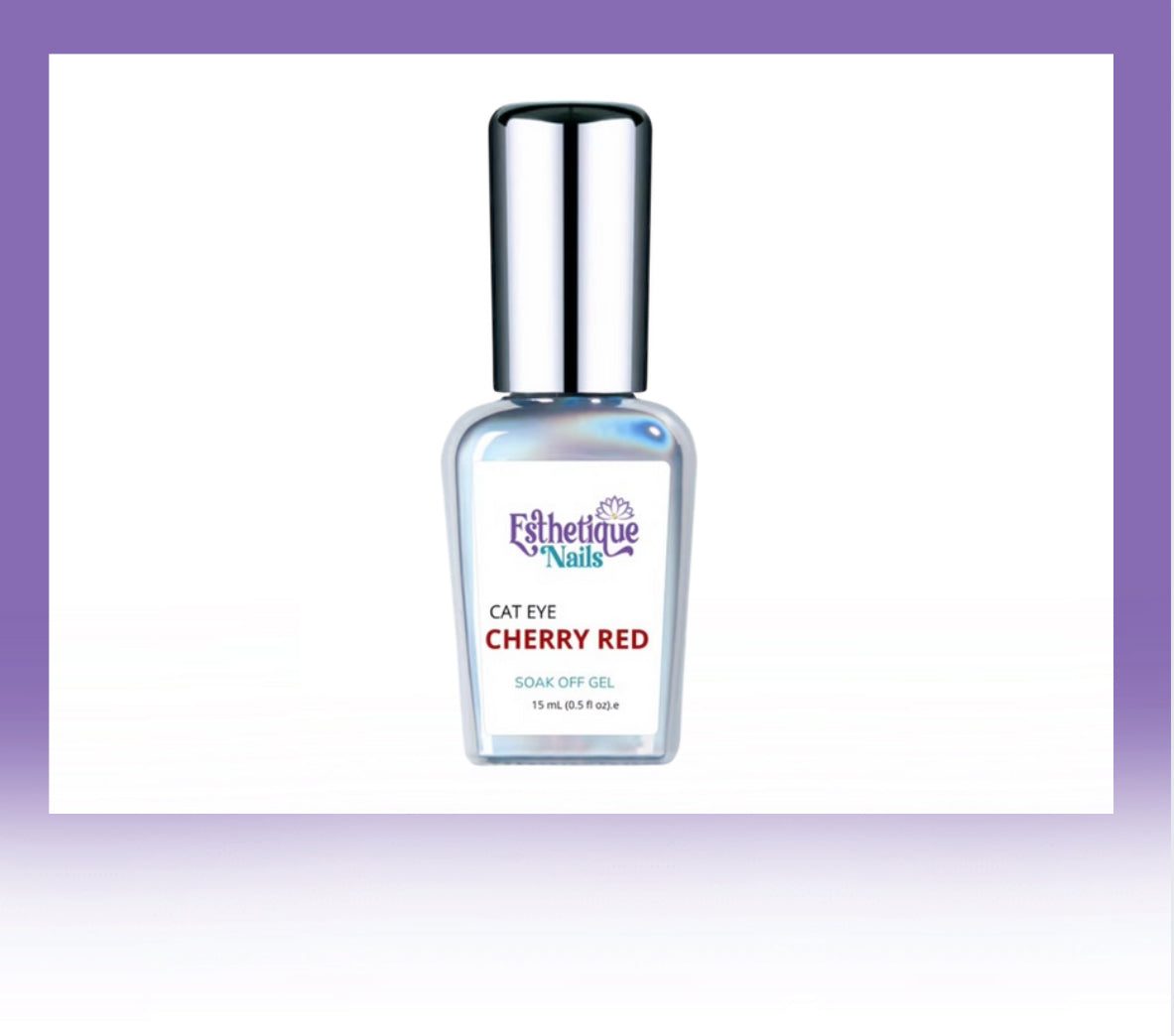 CHERRY RED  “Cat eye”