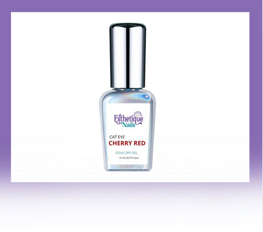 CHERRY RED  “Cat eye”